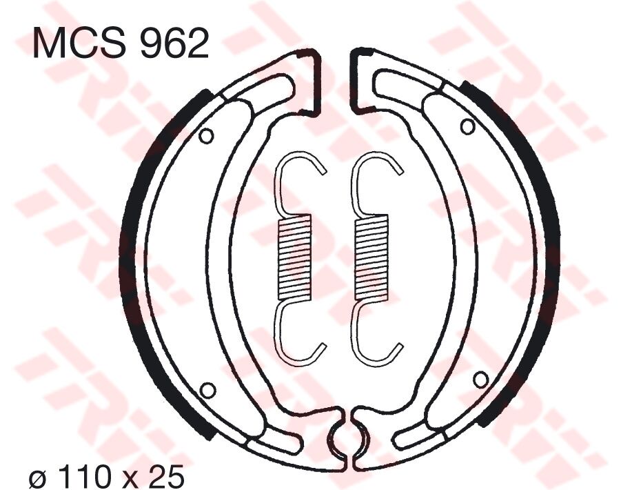 Trw Brake Shoes Trw Mcs962