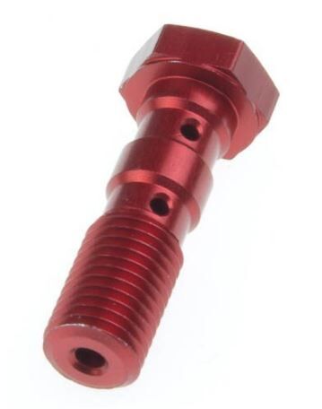 Trw Double Banjo Bolt Red M10 X1 25