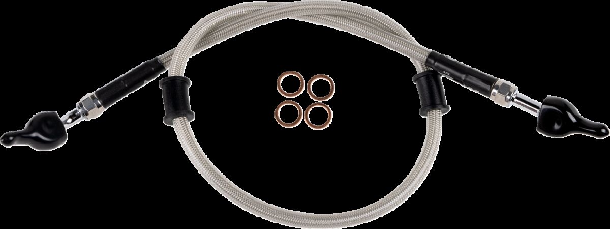 Moose Offroad Hard Parts Stainless Steel Braided Brake