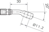 Trw Banjo 7/16 20 Bk