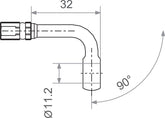 Trw Banjo 7/16 90 Bk
