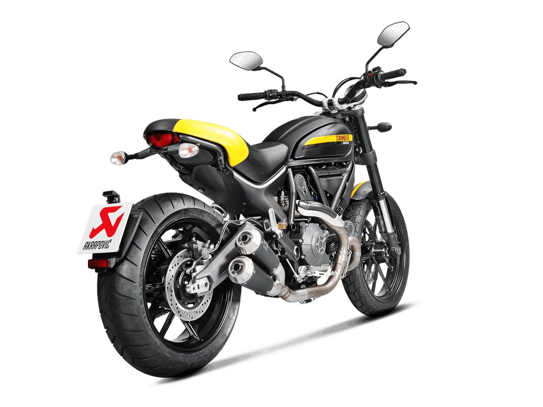 Akrapovic Muffler Ti Ducati Scrmblr