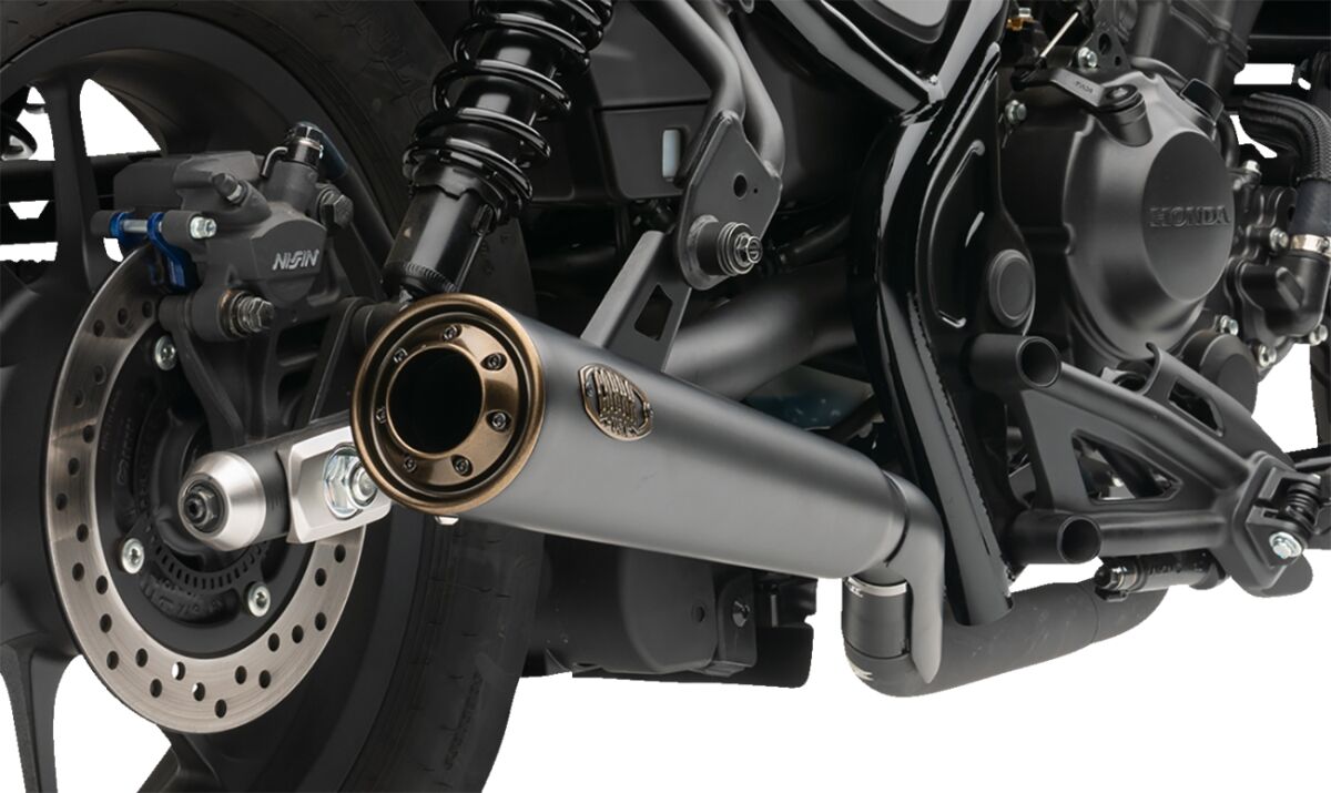 Cobra Slip On Muffler (Blk) With Bro