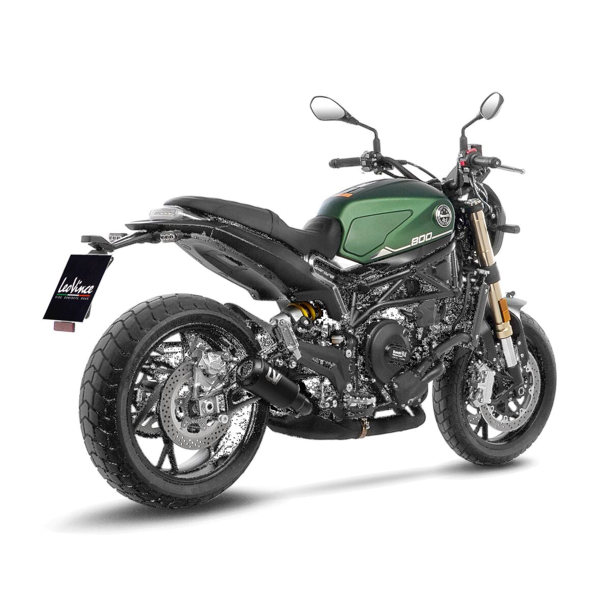 Leovince Muffler Lv10 Bk Leoncino