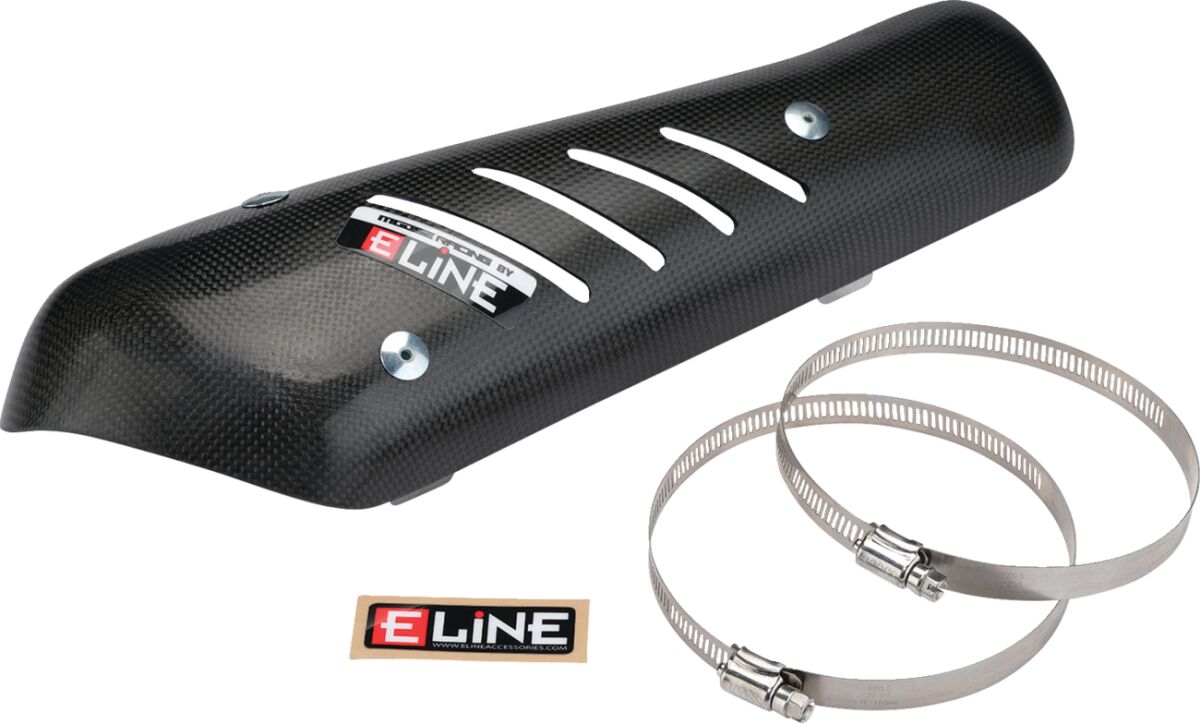 Moose Offroad Hard Parts Carbon Muffler Bag Guard