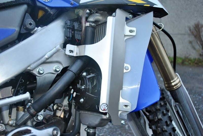 Axp Racing Radiator Guards Wrf Bl