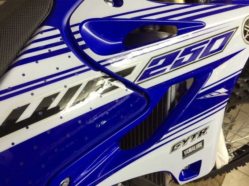 Axp Racing Radiator Guards Yz250 Bl
