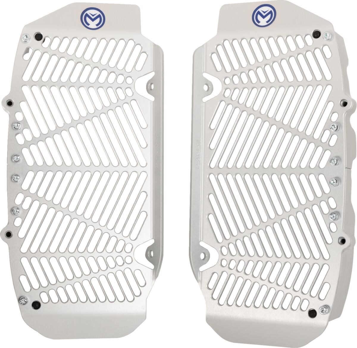Moose Offroad Hard Parts Radiator Guards Silver Triumph