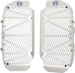 Moose Offroad Hard Parts Radiator Guards Silver Triumph