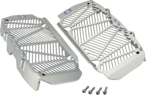 Moose Offroad Hard Parts Radiator Guards Silver Triumph