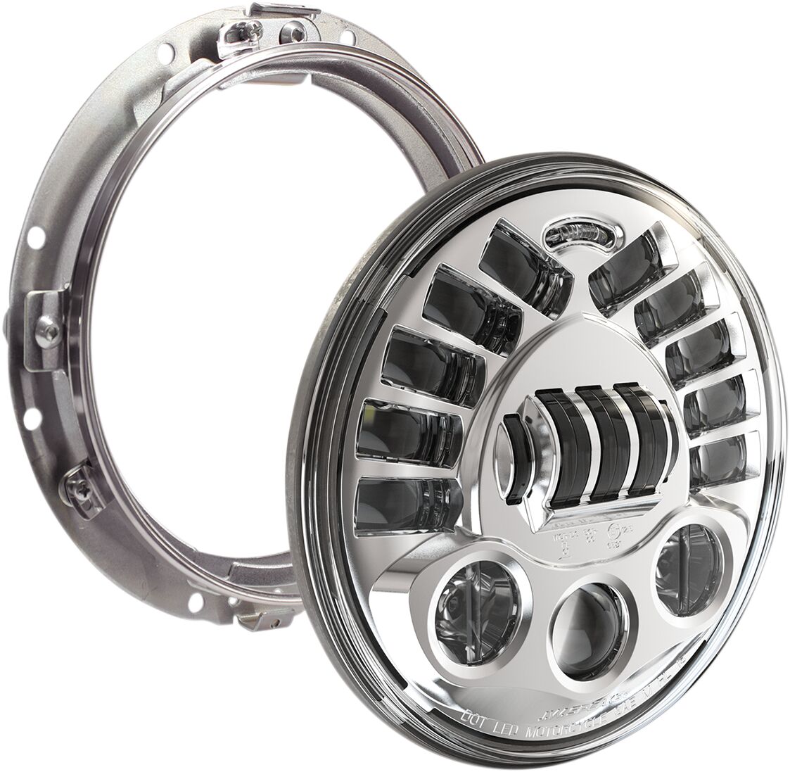 J.W. Speaker Headlight Adap2 8790 Chr 7 Kt