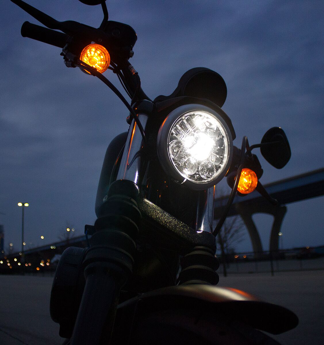J.W. Speaker Headlight Adap2 8690 Blk 5.75