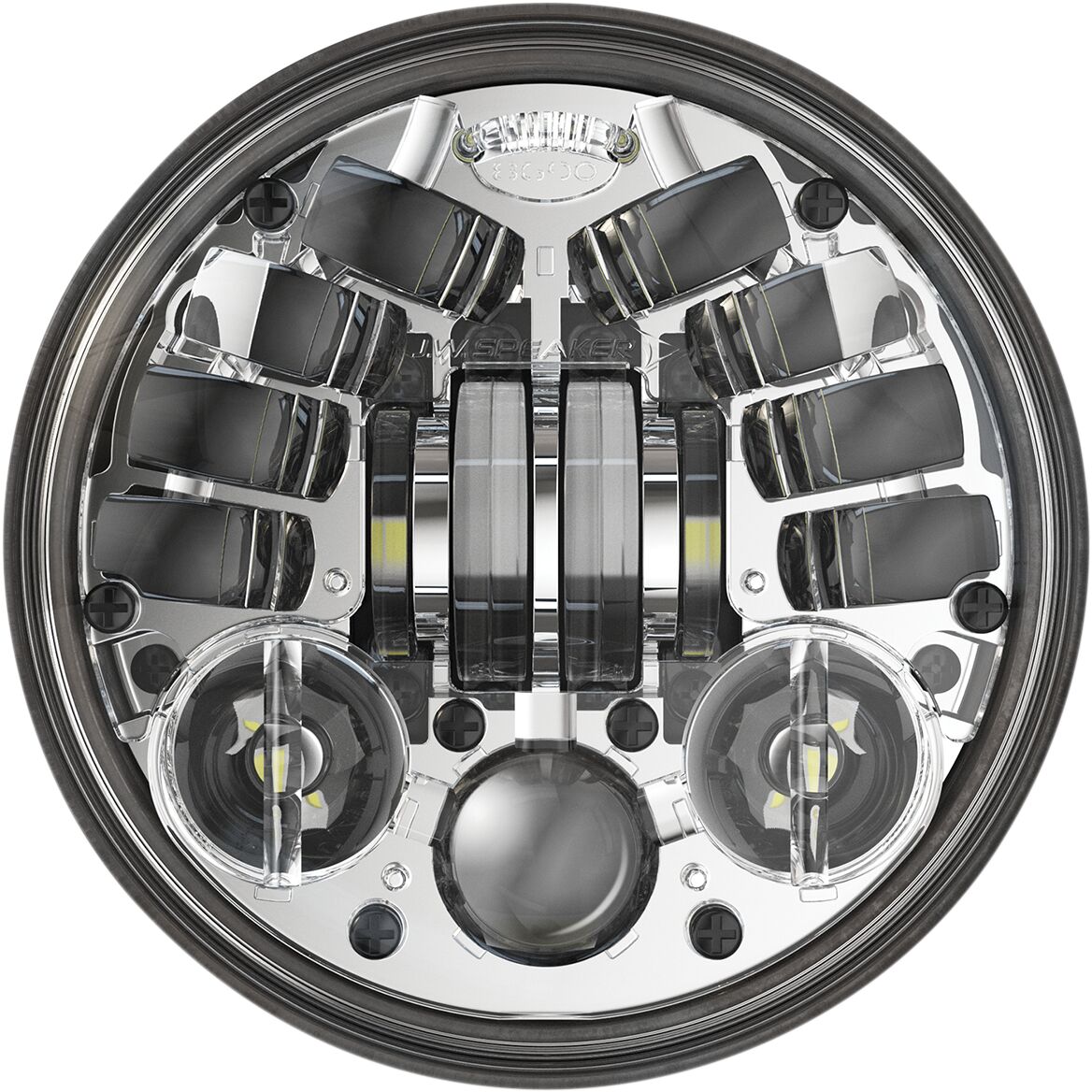 J.W. Speaker Headlight Adap2 8690 Chr 5.75