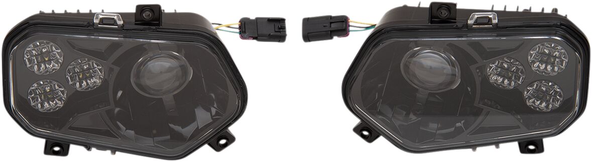 Moose Offroad Four Wheel Led Headlight Rzr800/9 Bk