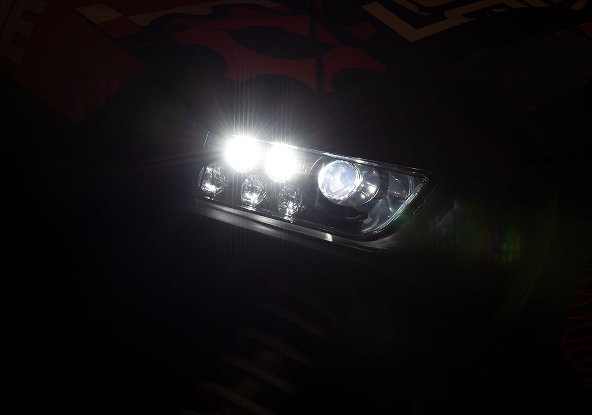Moose Offroad Four Wheel Led Hdlght Rzr900/1000 Bk