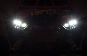Moose Offroad Four Wheel Led Hdlght Rzr900/1000 Bk