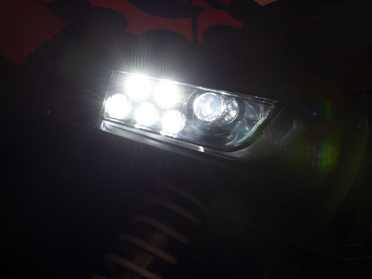 Moose Offroad Four Wheel Led Hdlght Rzr900/1000 Bk