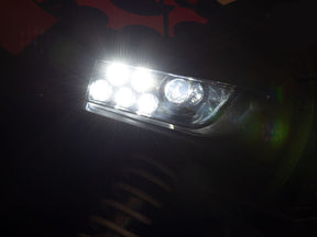 Moose Offroad Four Wheel Led Hdlght Rzr900/1000 Bk