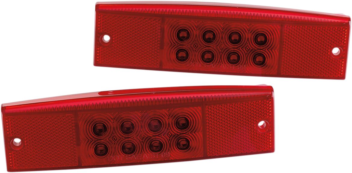 Moose Offroad Four Wheel Led Tailights Rngrmid Red