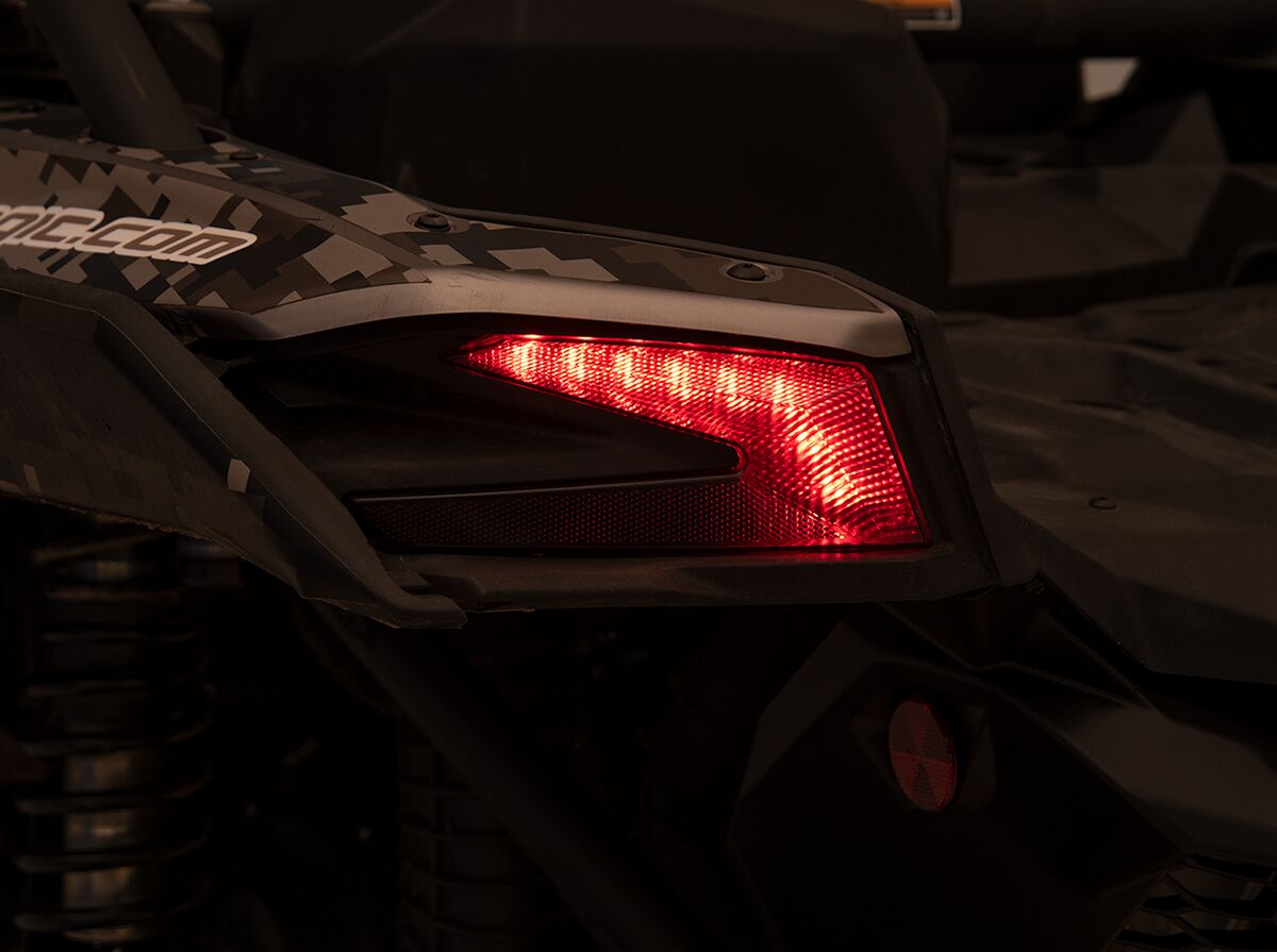 Moose Offroad Four Wheel Led Tailights Canamx3 Blk