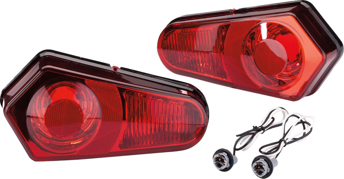 Moose Offroad Four Wheel Taillights Polaris Red