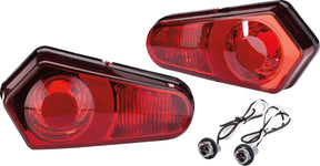 Moose Offroad Four Wheel Taillights Polaris Red