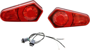 Moose Offroad Four Wheel Taillights Polaris Red