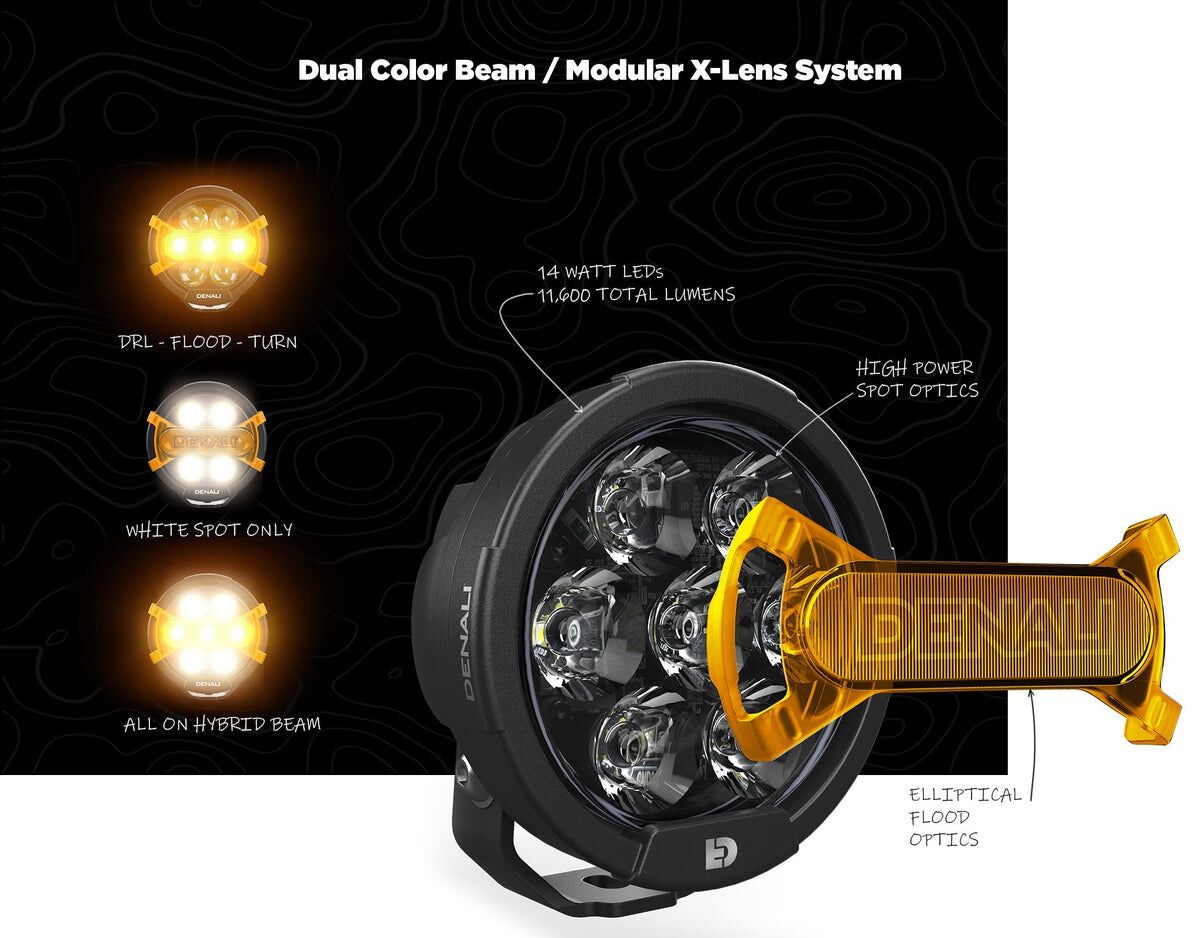 Denali D7 Pro Light Pod W/ X Lense Sy