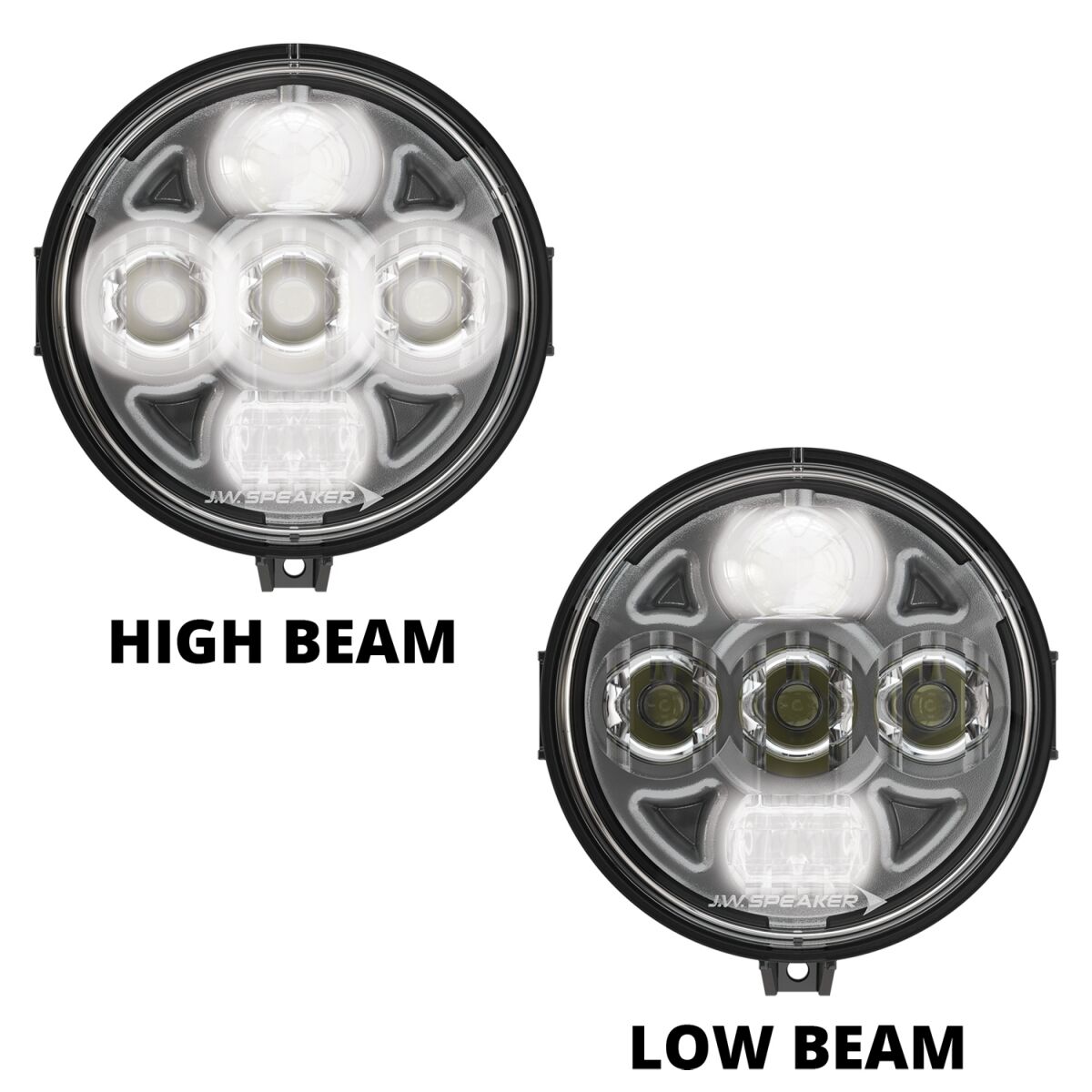J.W. Speaker Headlight 8415 Evo Polycarb Ho