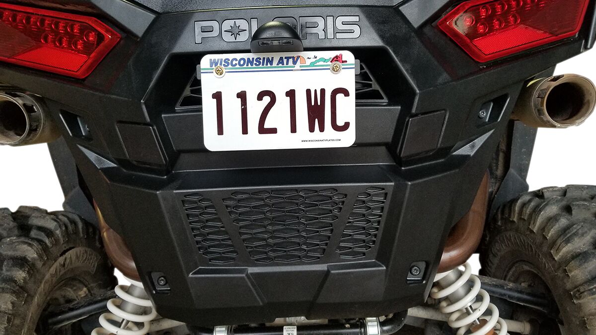 Moose Offroad Four Wheel Mount Lic/Plate Led Mse