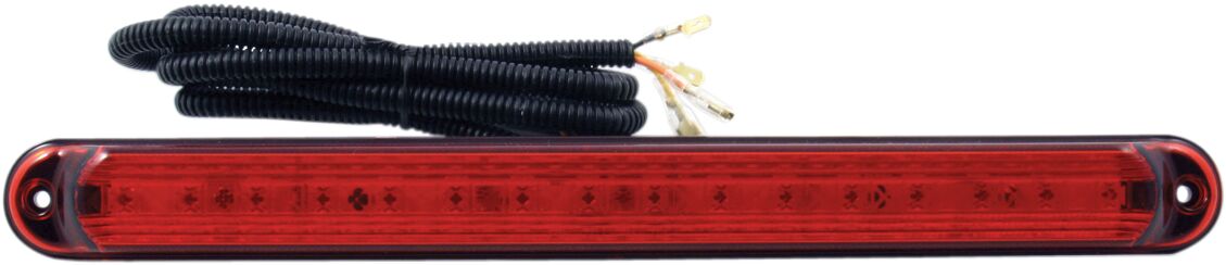 Chris Products Light Bar Led W/Red Lens Bla
