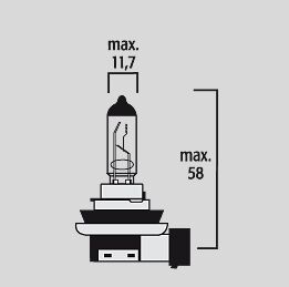 Flosser Bulb H8 12 V 35 W Pgj19 1