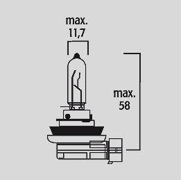 Flosser Bulb H9 12 V 65 W Pgj19 5