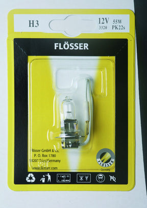 Flosser Bulb H3 12 V 55 W Pk22 S