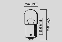 Flosser Bulb R10 W 12 V Ba15 S 10 Pk