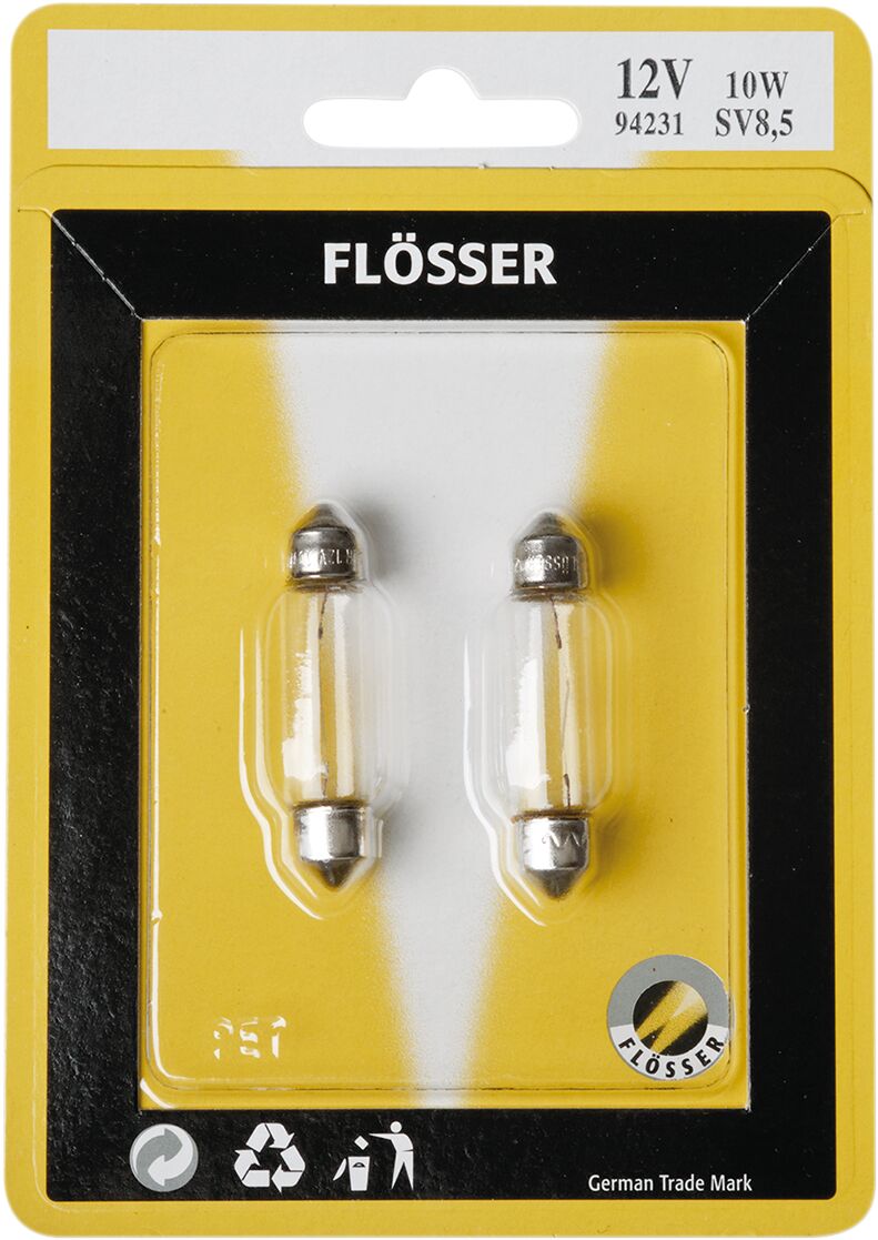 Flosser Bulb 12 V5 W Sv8 5 11 X40 Mm 10 Pk