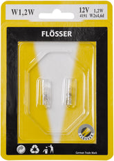 Flosser Bulb 12 V 2 W T5 W2 X4 6 D 10 Pk