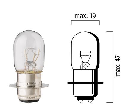 Flosser Bulb 12 V 25/25 W P15d 25 1 10 Pk