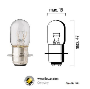 Flosser Bulb 12 V 35/35 W P15d 25 1 10 Pk