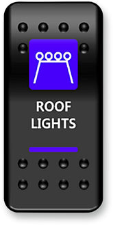 Moose Offroad Four Wheel Switch Rocker Roof Light