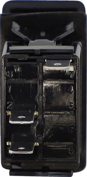 Moose Offroad Four Wheel Switch Rocker Stereo Red