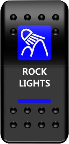 Moose Offroad Four Wheel Switch Rock Lights Blue