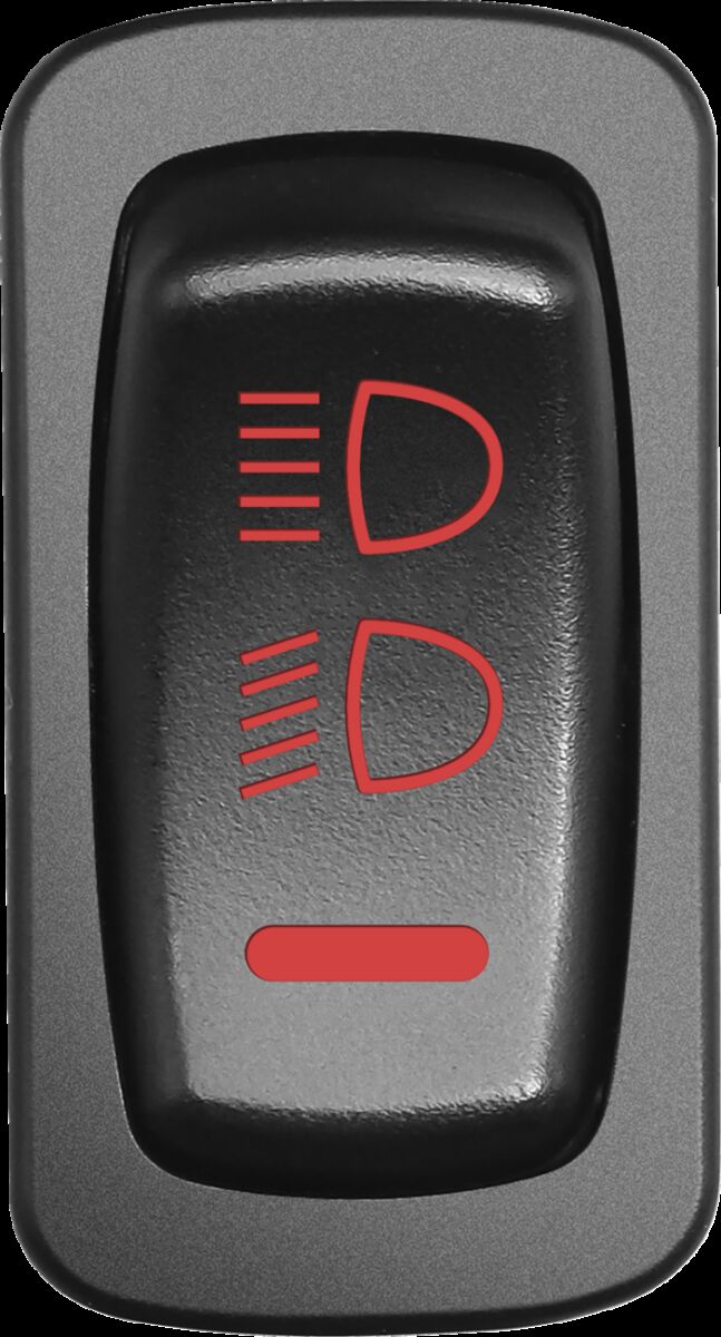 Moose Offroad Four Wheel Headlight Switch Red Mse