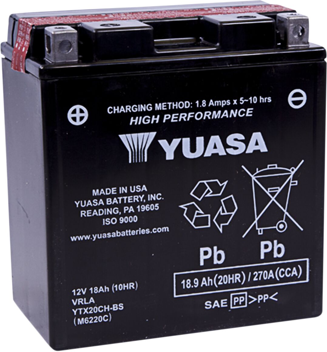 Yuasa Battery Yuasa Mf Ytx20 Ch Bs