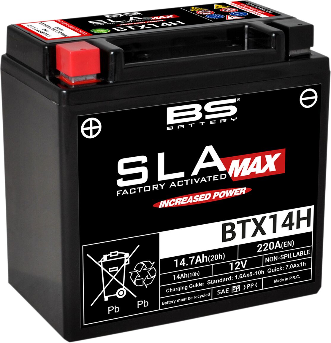 Bs Battery Battery Bs Btx14 H Sla Max