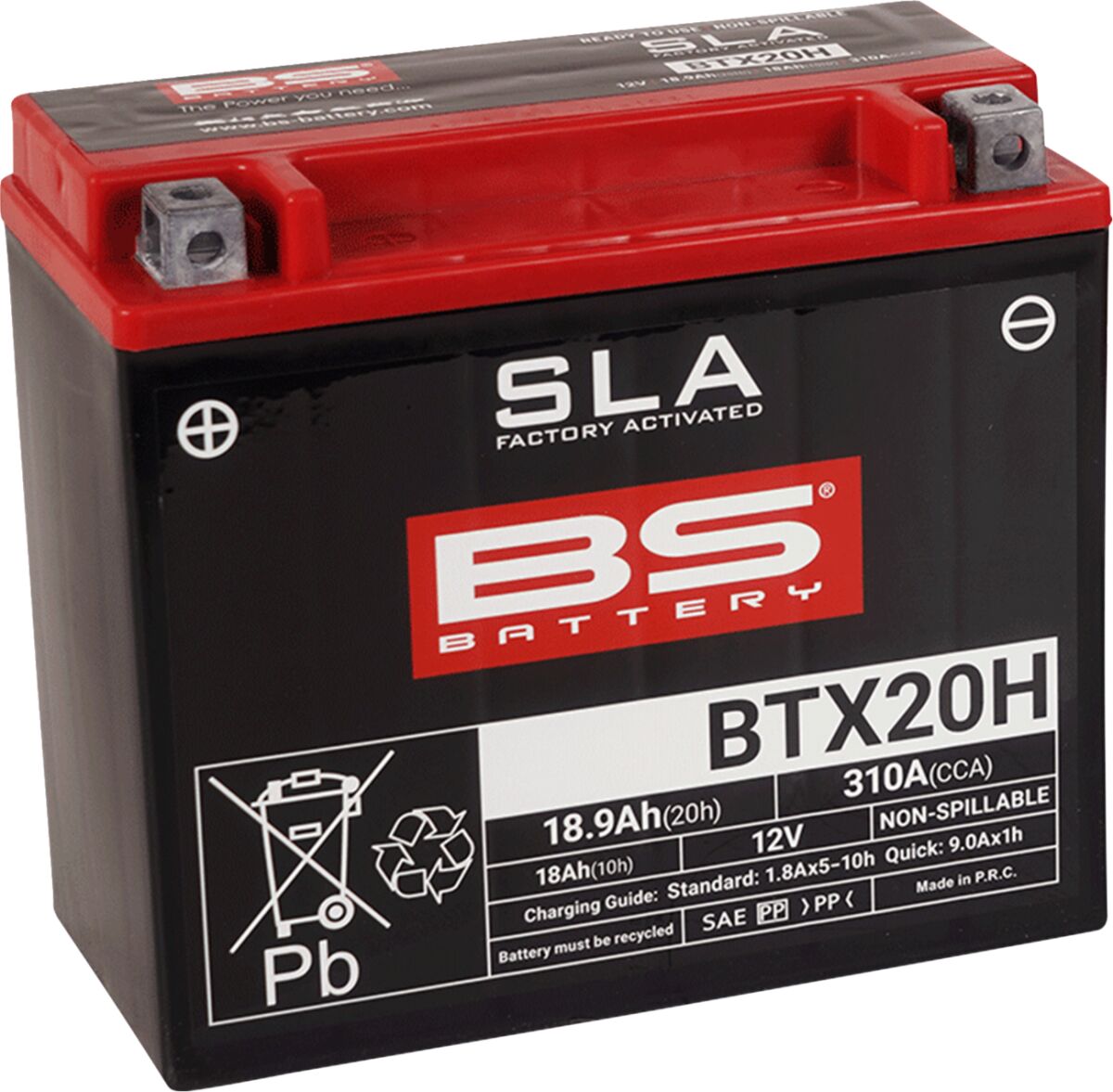 Bs Battery Battery Bs Btx20 H Sla