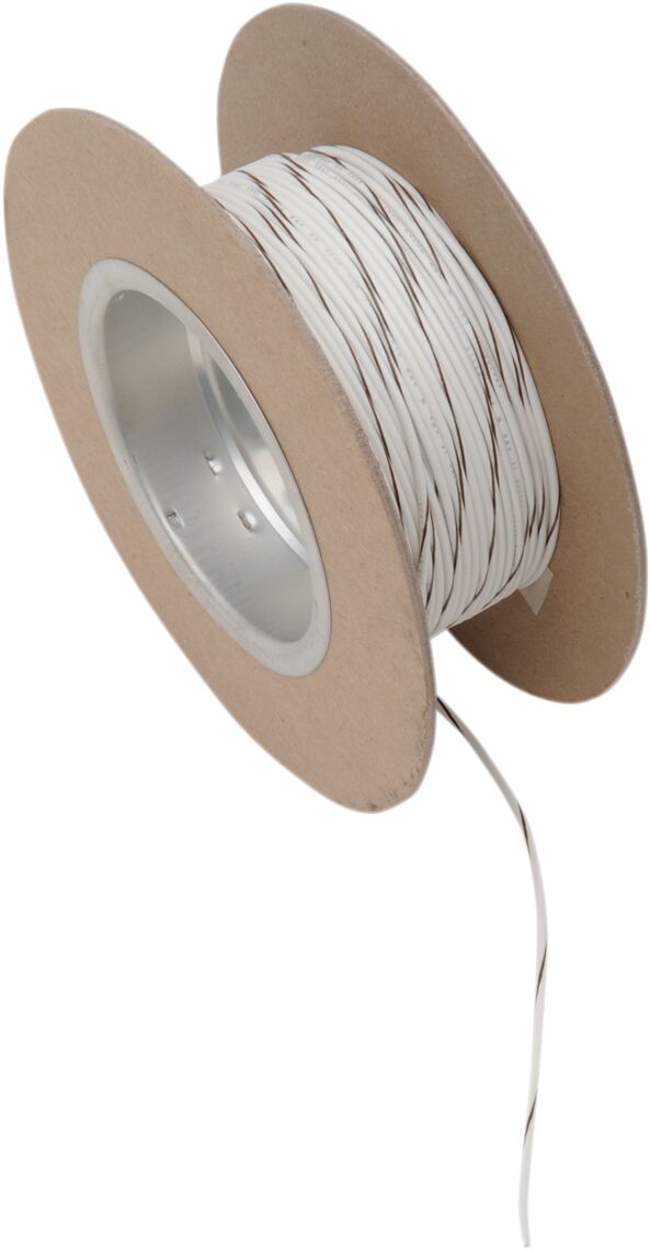 Namz Wire 18 G 100' White/Brown