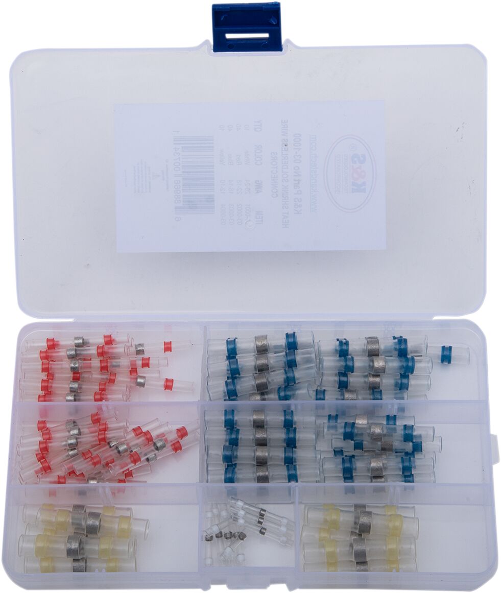 K&S Technologies Wire Connectrs Kit 100 Pc