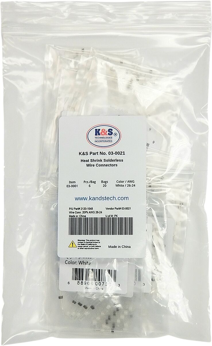 K&S Technologies Wire Conn 20 Pk Awg26 24