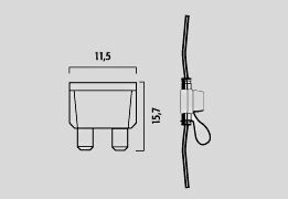 Flosser Fuses Mini 7 5 A 50 Pk